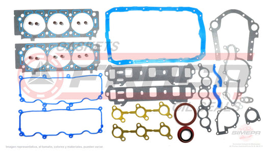 FSX-2662053 - JUEGO DE EMPAQUES PARA FORD PROBE V6 3.0 L VULCAN 12 V. OHV 1991-1992
