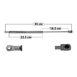 MANJ-60168 - AMORTIGUADOR VIDRIO TRASERO PARA FORD EXPEDITION 1997-2002 TRASERO