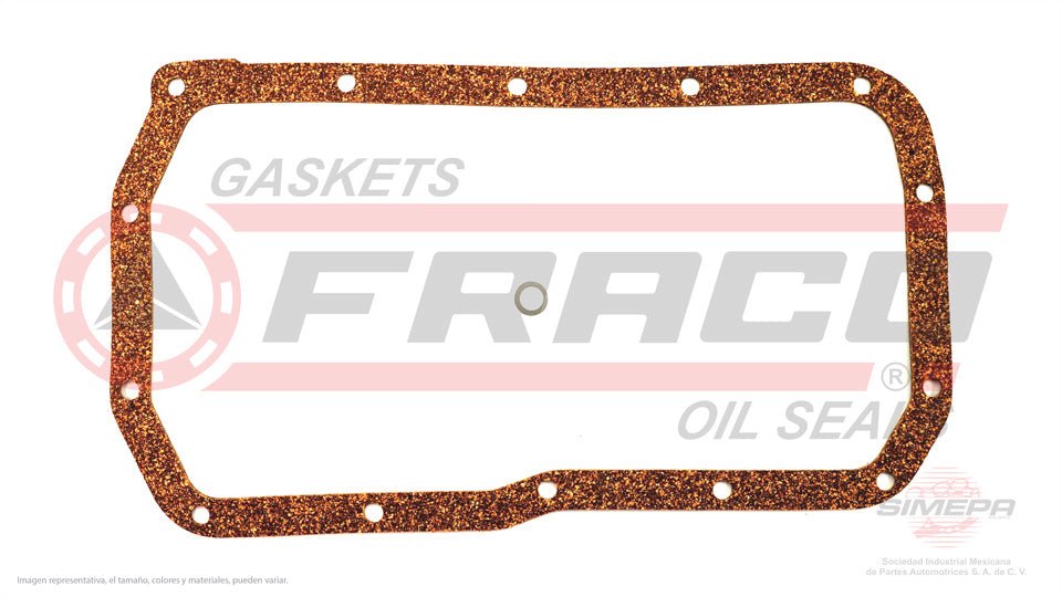 OSX-3062011 - EMPAQUE DE CARTER PARA BUICK CENTURY V6 3.2 L 12 V. OHV 1978-1979