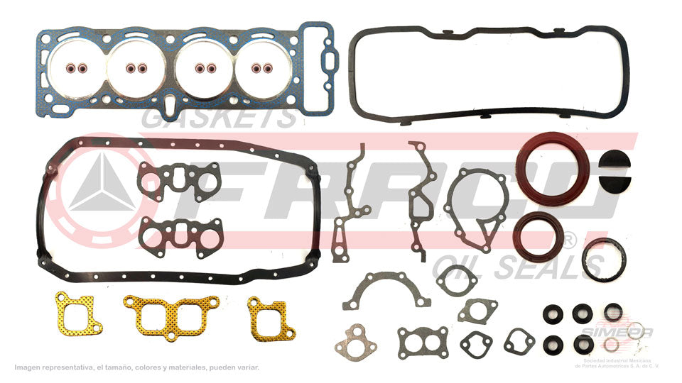 FSX-3840050 - JUEGO DE EMPAQUES PARA CHEVROLET LUV L4 1.8 L 8 V. SOHC 1976-1982