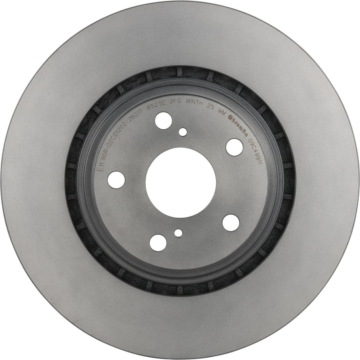 BRE-09.C499.11 - PAR DE DISCOS DE FRENO DELANTEROS PARA TOYOTA HIGHLANDER BASE 2008-2013