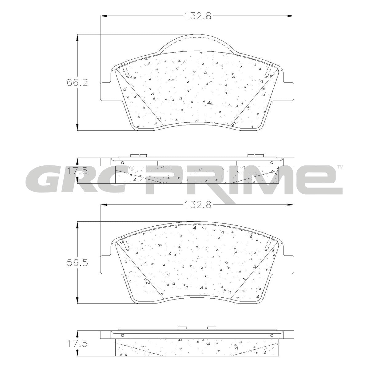 GPRD2270 - BALATAS CERAMICAS DELANTERAS PARA VOLVO XC40 2023-2023