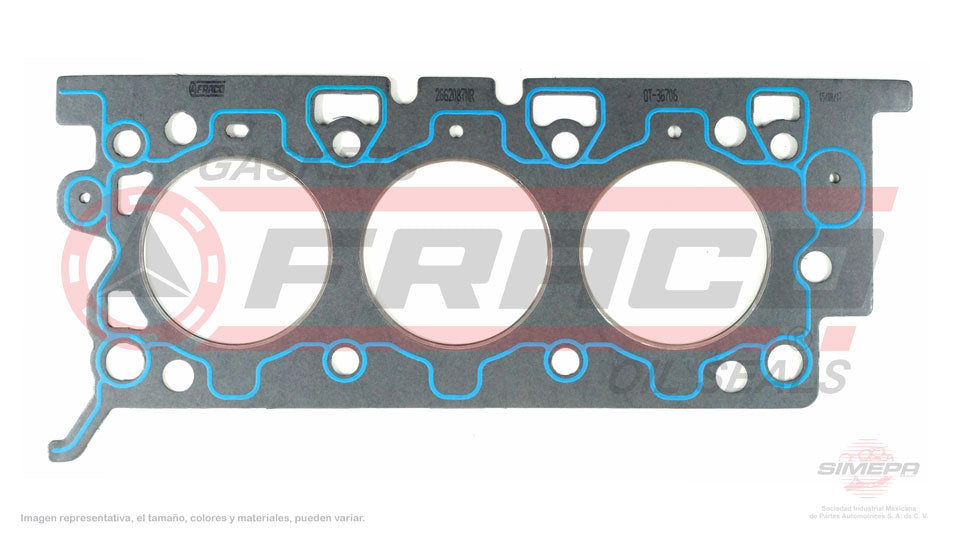 HGX-2662087-NR - EMPAQUE DE CABEZA PARA FORD MONDEO V6 2.5 L DOHC 24 V. DURATEC LCBD 2001-2002