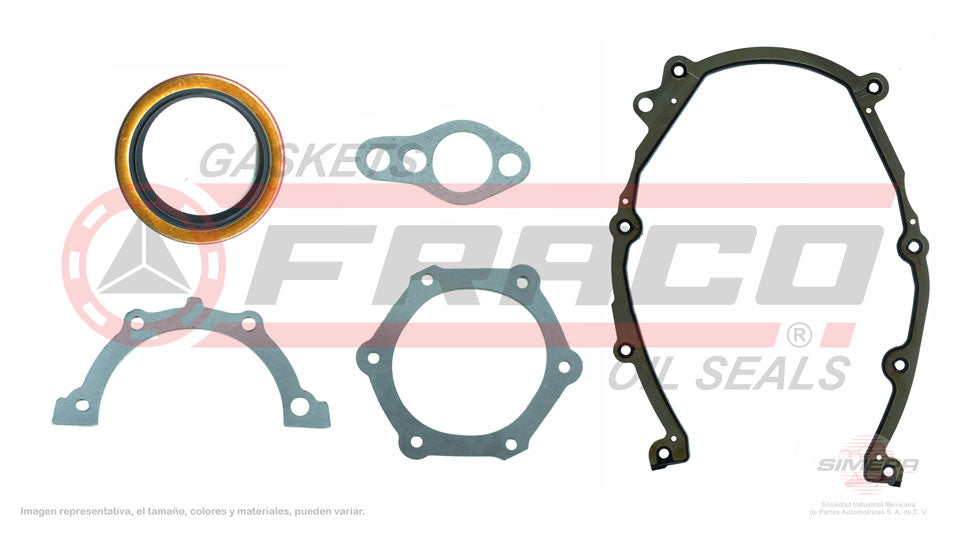 TCX-3062138 - EMPAQUE DE TAPA DE DISTRIBUCION PARA CHEVROLET EXPRESS 1500 V6 4.3 L 12 V. OHV 262 " 2007-2013