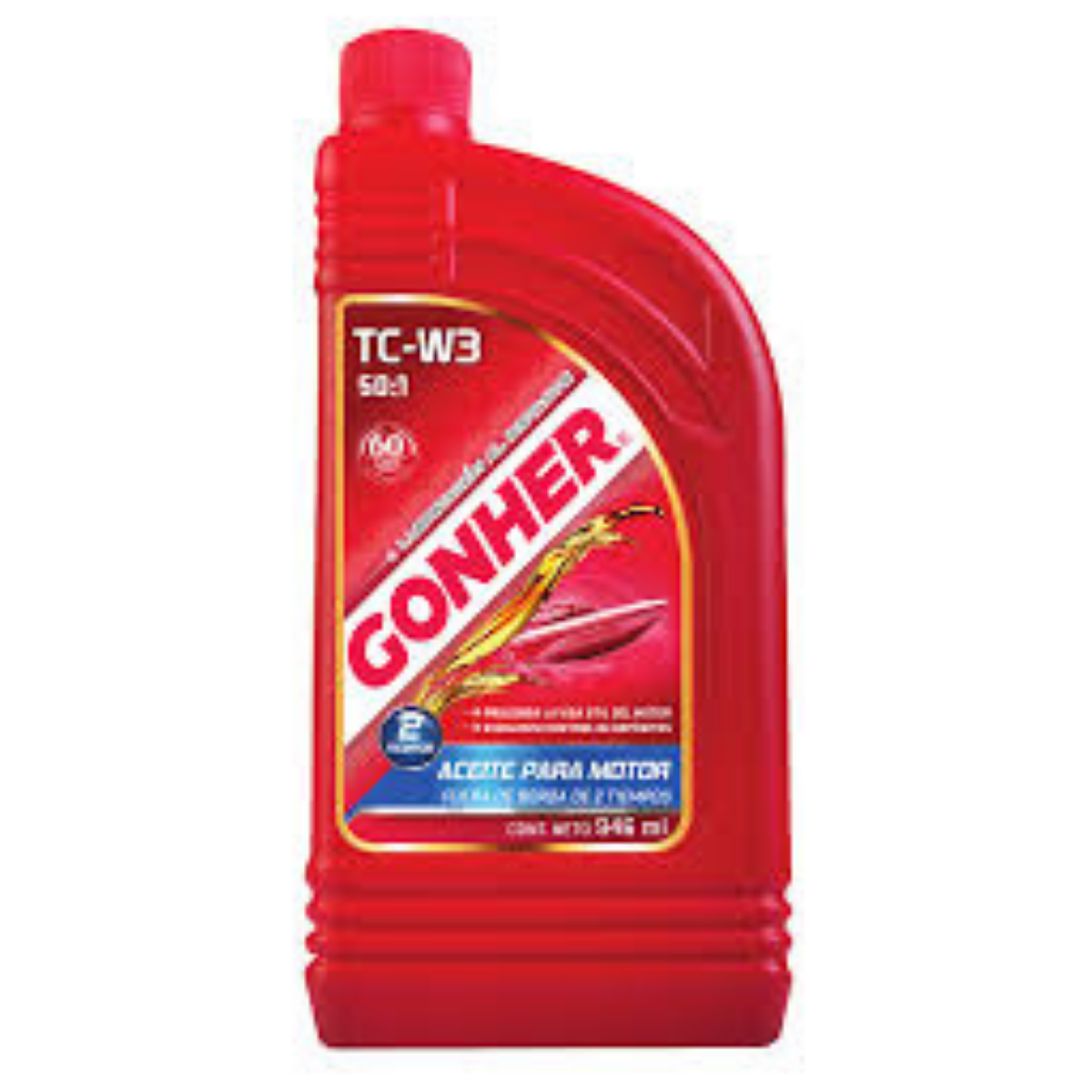 GH-1034451 - ACEITE GONHER TC-W3 50:1 CAJA CON 12 PIEZAS DE 946ML