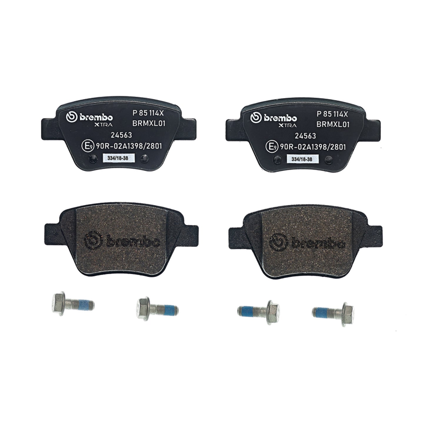 BRE-P85114X - BALATAS TRASERAS PARA AUDI A1 COOL 2011-2014
