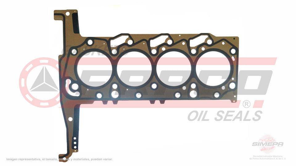 HGX-2640062-3MLO - EMPAQUE DE CABEZA PARA FORD TRANSIT L4 2.2 L DIESEL 16 V. TDI DIESEL 2014-2017