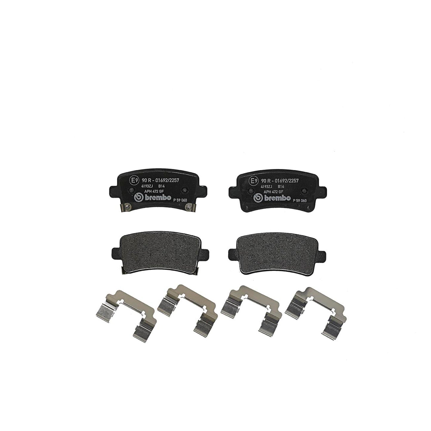 BRE-P59060 - BALATAS TRASERAS PARA CHEVROLET MALIBU ECO 2013-2014