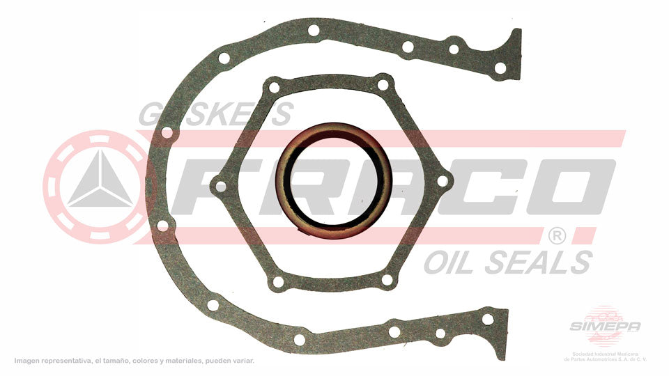 TCX-3082180 - EMPAQUE DE TAPA DE DISTRIBUCION PARA CHEVROLET C1500 V8 7.4 L 16 V. OHV 1991-1993