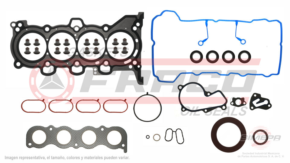FSX-3640085 - JUEGO DE EMPAQUES PARA HYUNDAI ELANTRA 2.0 L L4 16 V DOHC G4NC 2014-2016