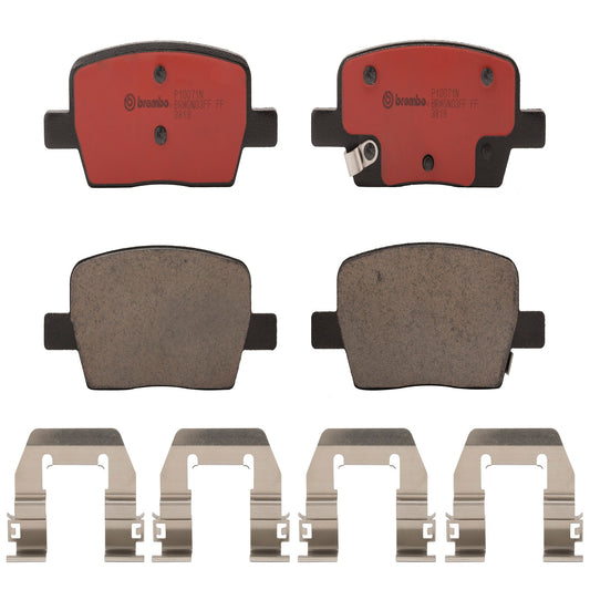 BRE-P10071N - BALATAS TRASERAS PARA CHEVROLET CAMARO LS 2017-2020