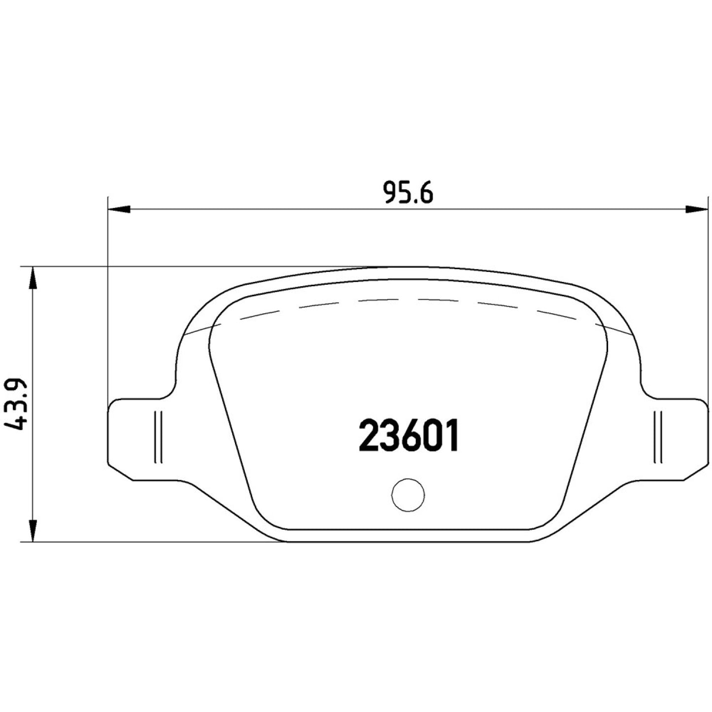 BRE-P23064 - BALATAS TRASERAS PARA FIAT 500 1957 RETRO EDITION 2019-2019
