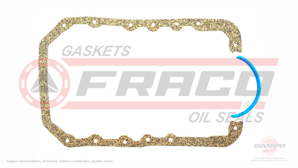 OSX-2662074 - EMPAQUE DE CARTER PARA FORD E-150 V6 4.2 L 12 V. OHV 1997-2003