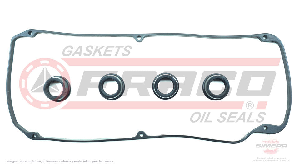 VSX-5540225 - EMPAQUE DE TAPA PUNTERIAS PARA MITSUBISHI MIRAGE L4 1.8 L 16 V. SOHC 4G93 1997-2002