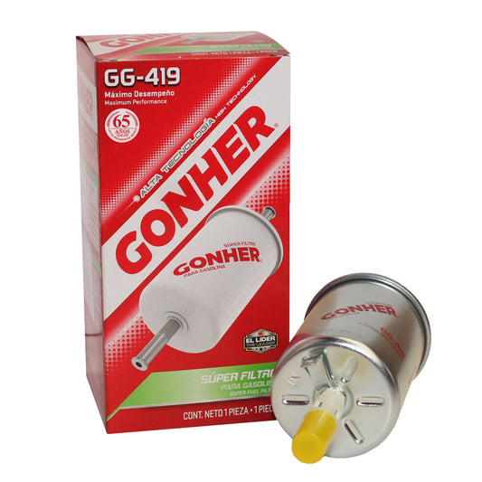 GH-GG-419 - FILTRO DE GASOLINA PARA CHEVROLET AVEO BASE L4 1.6L 2004-2013