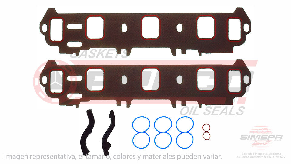 MIX-2662055-2 - EMPAQUE MULTIPLE DE ADMISION PARA FORD RANGER V6 3.0 L VULCAN 12 V. OHV 2002-2008