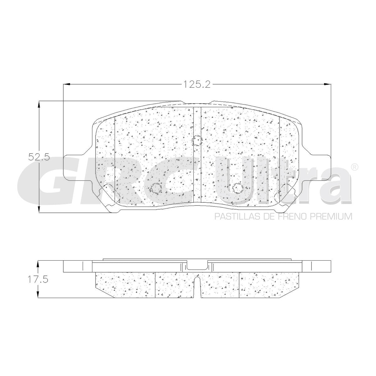 GCD956 - BALATAS CERAMICAS DELANTERAS PARA CHEVROLET COBALT BASE 2010-2010