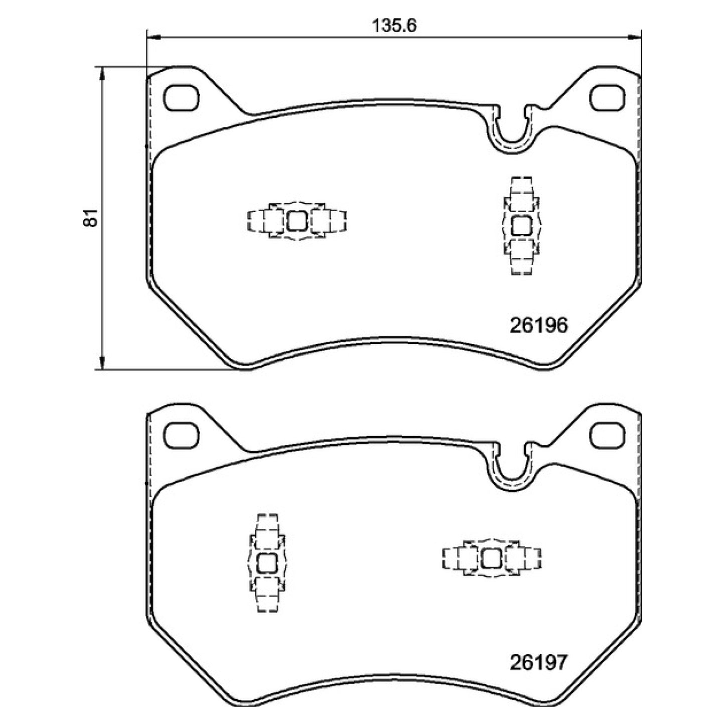 BRE-P85181 - BALATAS DELANTERAS PARA AUDI Q5 DYNAMIC 2018-2022
