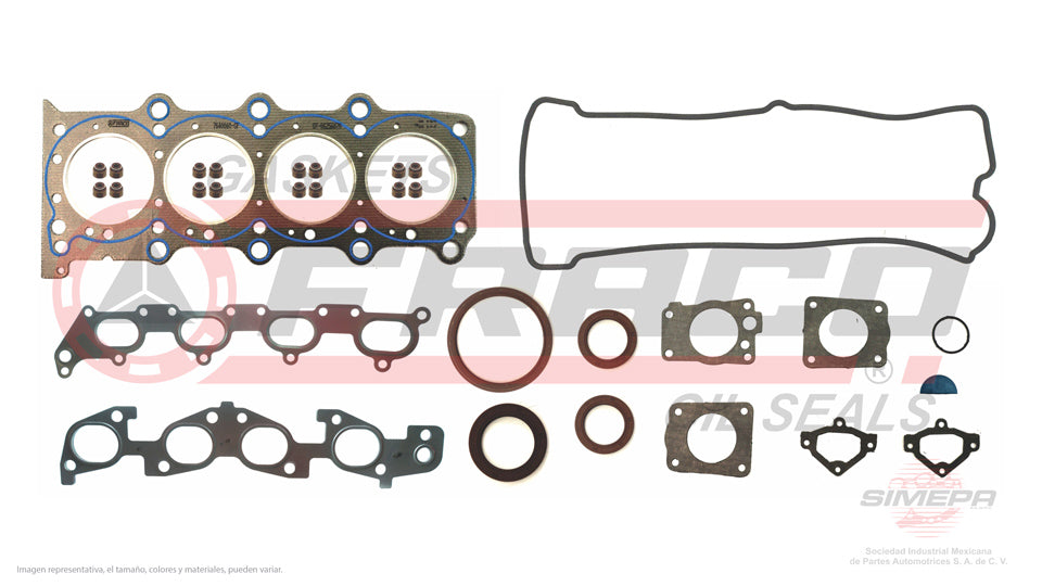 FSX-7640061 - JUEGO DE EMPAQUES PARA CHEVROLET TRACKER L4 2.0 L 16 V. DOHC J20A 1999-2003