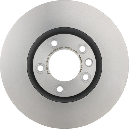 BRE-09.C549.11 - PAR DE DISCOS DE FRENO DELANTEROS PARA VOLKSWAGEN TOUAREG BASE 2011-2016