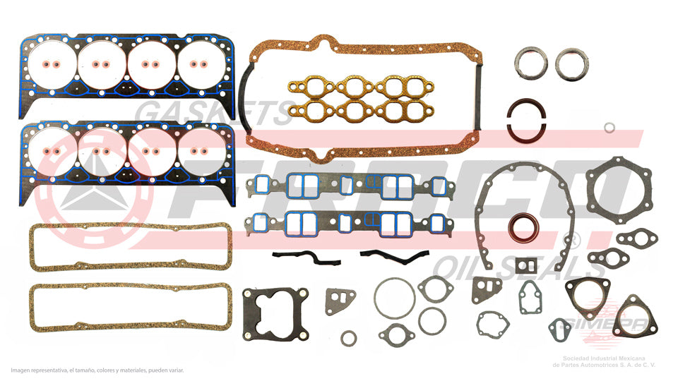FSX-3082160 - JUEGO DE EMPAQUES PARA BUICK CENTURY V8 5.7 L 16 V. OHV 1977-1979