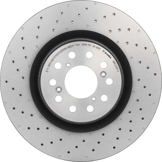 BRE-09.C338.11 - PAR DE DISCOS DE FRENO DELANTEROS PARA HONDA CIVIC TYPE R 2017-2018