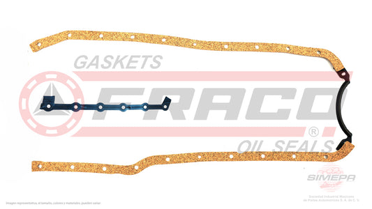 OSX-3060010 - EMPAQUE DE CARTER PARA BUICK APOLLO L6 4.1 L 12 V. OHV 1973-1975