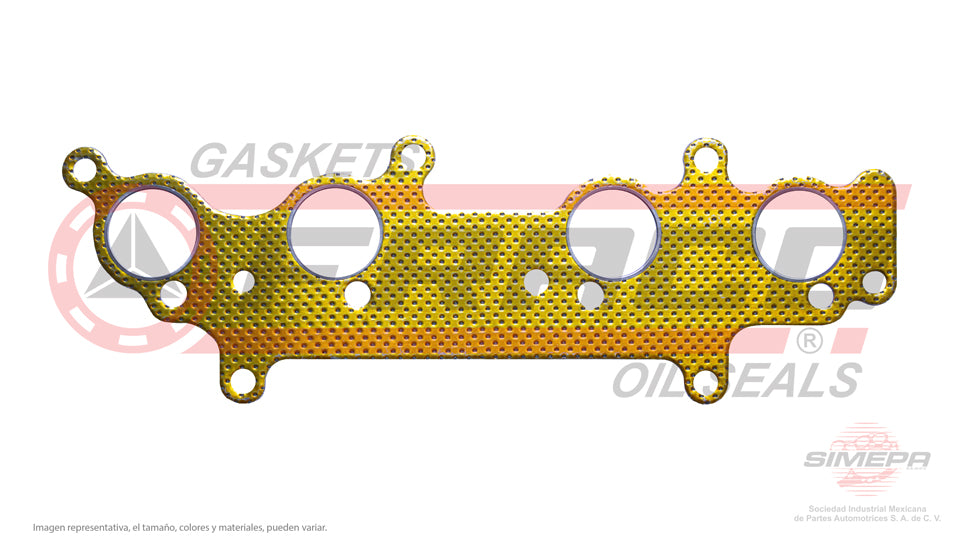 MEX-8040357-1 - EMPAQUE MULTIPLE DE ESCAPE PARA TOYOTA 4RUNNER L4 2.7 L 16 V. DOHC 2TRFE 2010