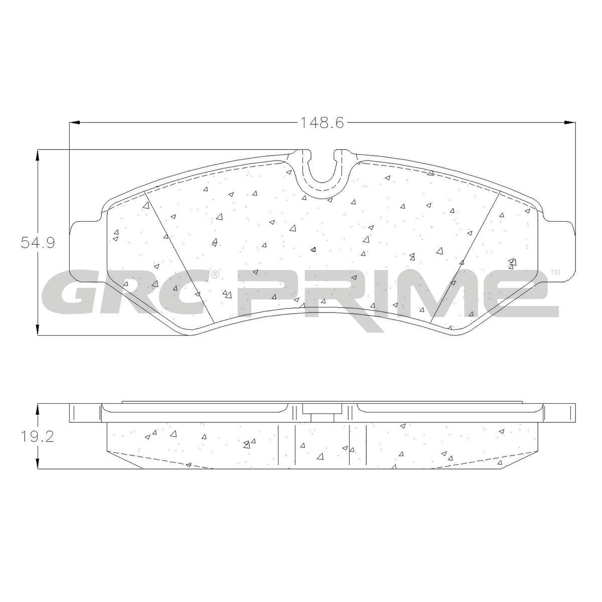 GPRD2201SD - BALATAS SEMIMETALICAS TRASERAS PARA FREIGHTLINER SPRINTER 2500 2019-2019