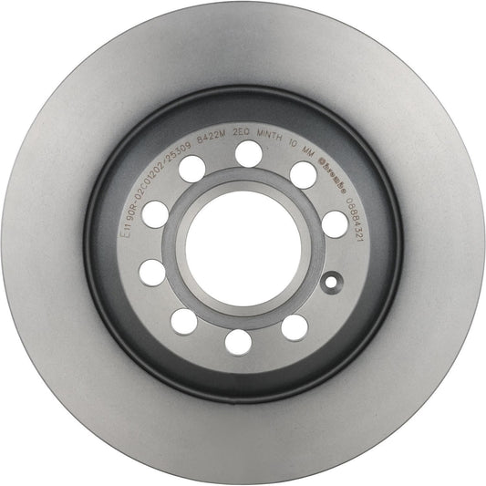 BRE-08.8843.21 - PAR DE DISCOS DE FRENO TRASEROS PARA AUDI A6 BASE 2006-2006