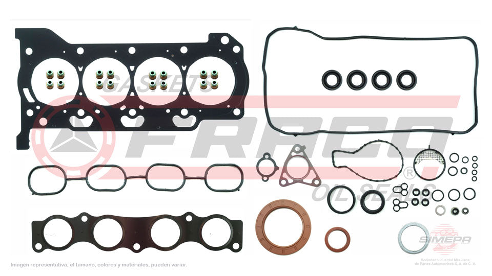 FSX-8040187 - JUEGO DE EMPAQUES PARA PONTIAC VIBE L4 1.8 L 16 V. DOHC LY8 2010