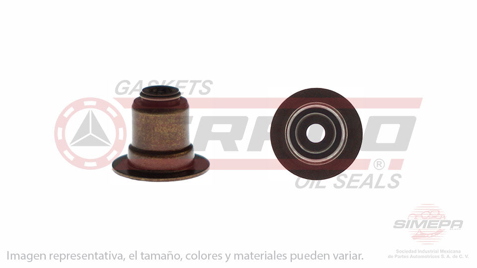 S-2435-V - (50 PIEZAS) SELLO DE VALVULA (RETEN) PARA DODGE AVENGER L4 2.0 L 16 V. DOHC ECN GEMA 2008-2011