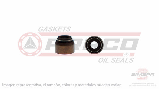 S-5823-V - (50 PIEZAS) SELLO DE VALVULA (RETEN) PARA HONDA CIVIC L4 1.5 L SOHC 16 V. SOHC D15Z1 1992-1995