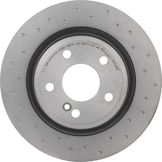 BRE-08.B348.4X - PAR DE DISCOS DE FRENO TRASEROS PARA MERCEDES-BENZ CLA200 BASE 2014-2018