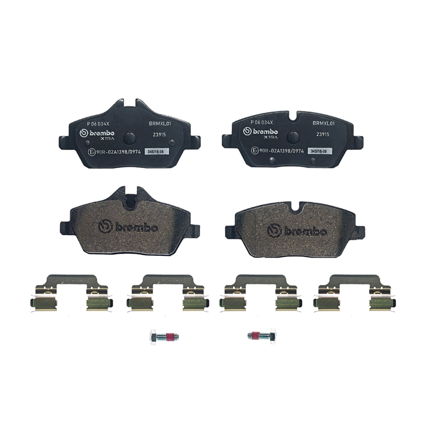 BRE-P06034X - BALATAS DELANTERAS PARA MINI COOPER ALL BLACK 2011-2012