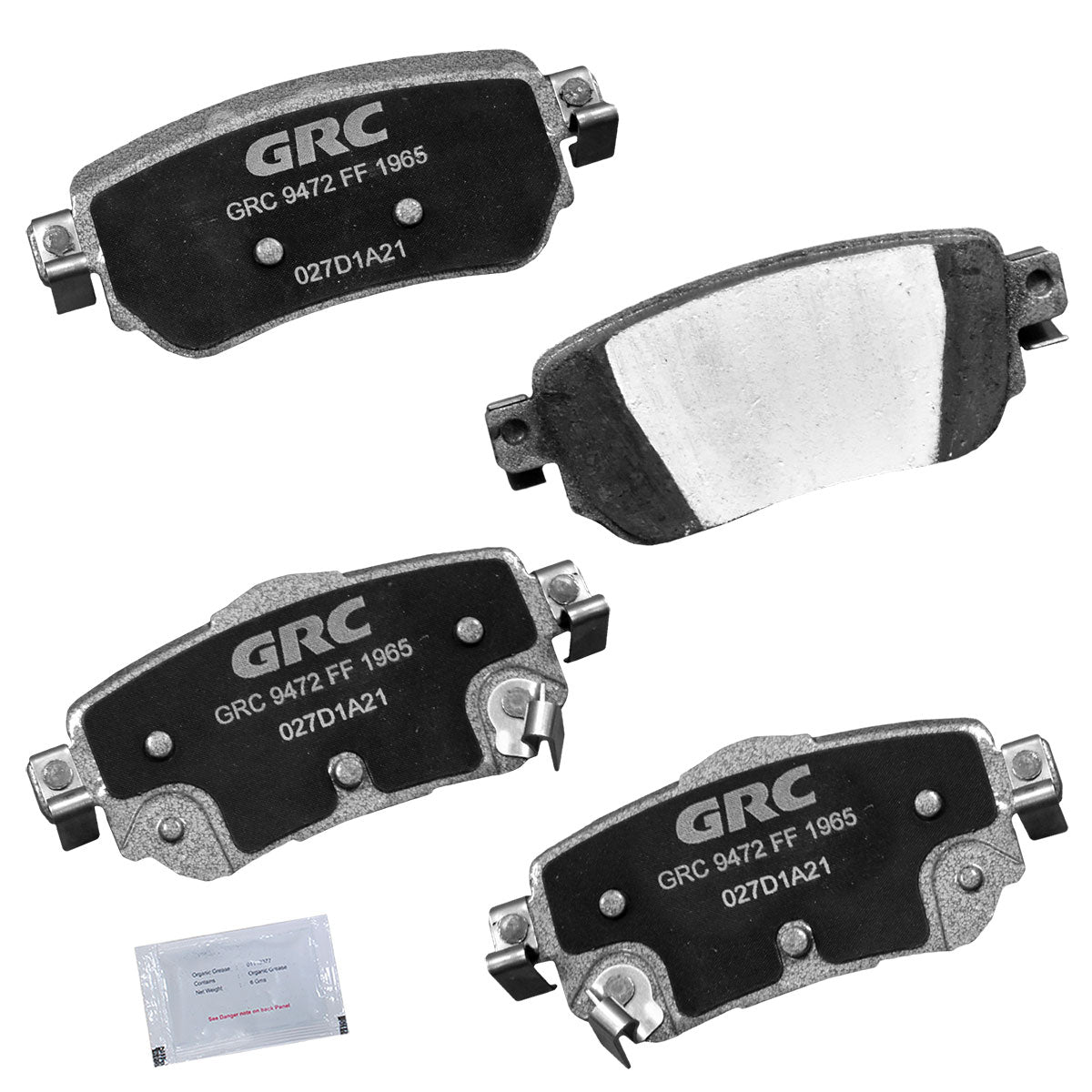 GPRD1965 - BALATAS CERAMICAS TRASERAS PARA NISSAN LEAF SL 2018-2019