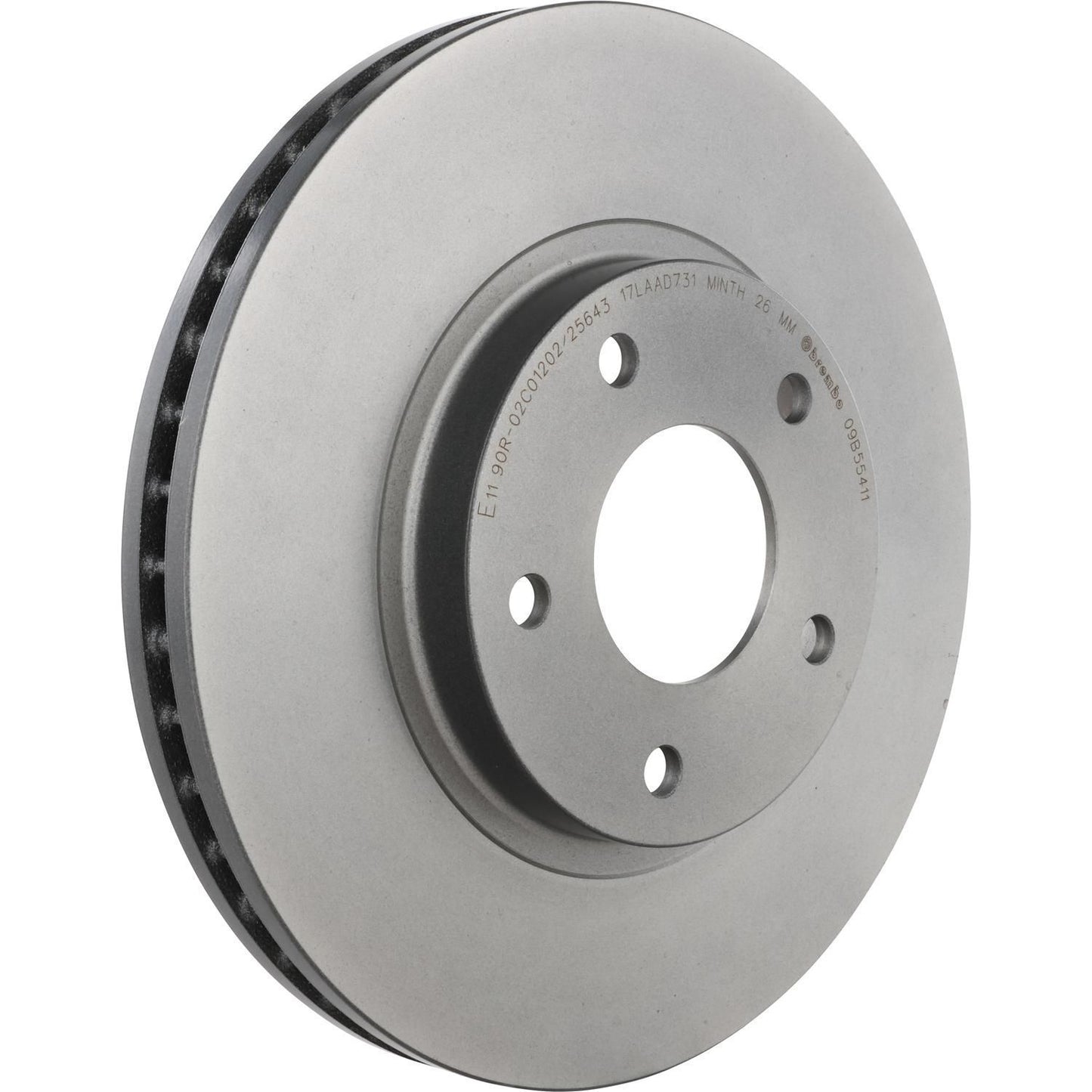 BRE-09.B554.11 - PAR DE DISCOS DE FRENO DELANTEROS PARA NISSAN PATHFINDER ADVANCE 2016-2019