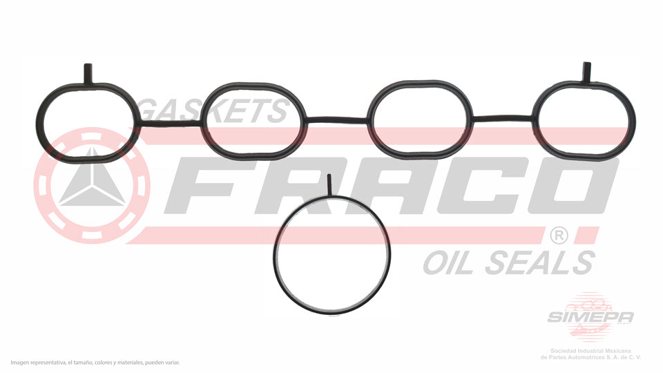 MIX-5840187 - EMPAQUE MULTIPLE DE ADMISION PARA NISSAN JUKE L4 1.6 L 16 V. DOHC HR16DE 2010-2014