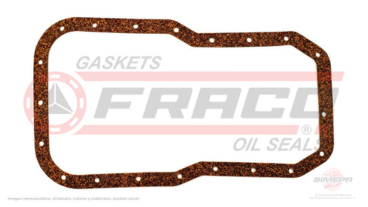 OSX-8040270 - EMPAQUE DE CARTER PARA TOYOTA CAMRY L4 2.0 L 8 V. SOHC 2SELC 1983-1986