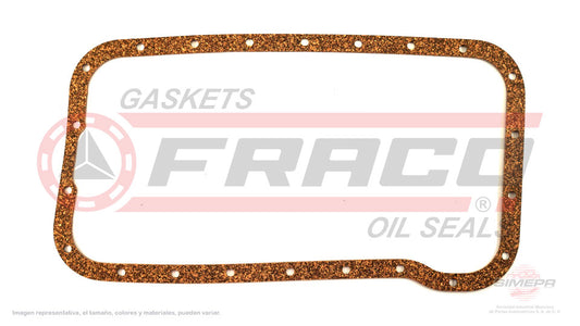 OSX-5340061 - EMPAQUE DE CARTER PARA MAZDA GLC L4 1.5 L 8 V. SOHC E3 E5 1981-1985