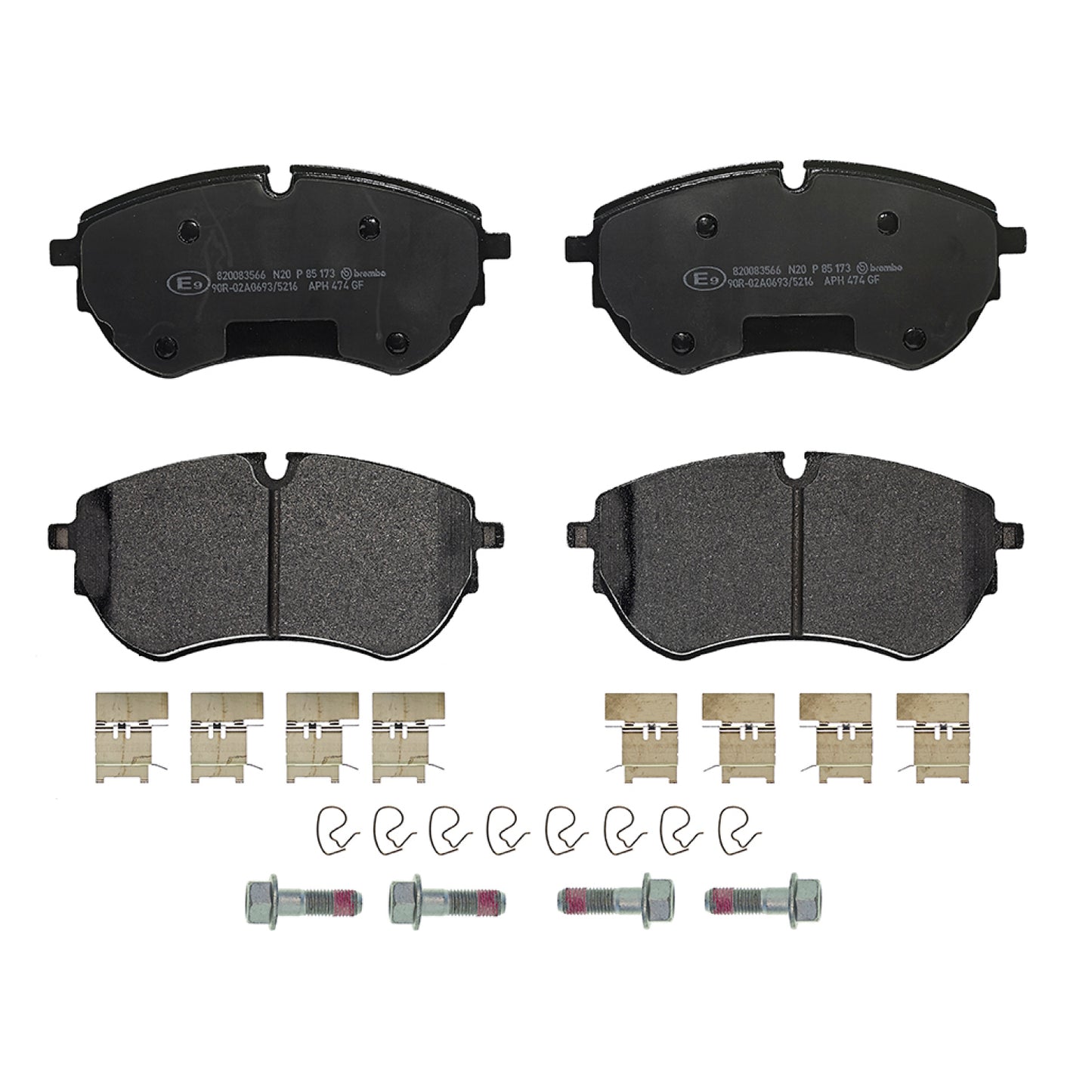 BRE-P85173 - BALATAS DELANTERAS PARA VOLKSWAGEN AMAROK HIGHLINE 2018-2020