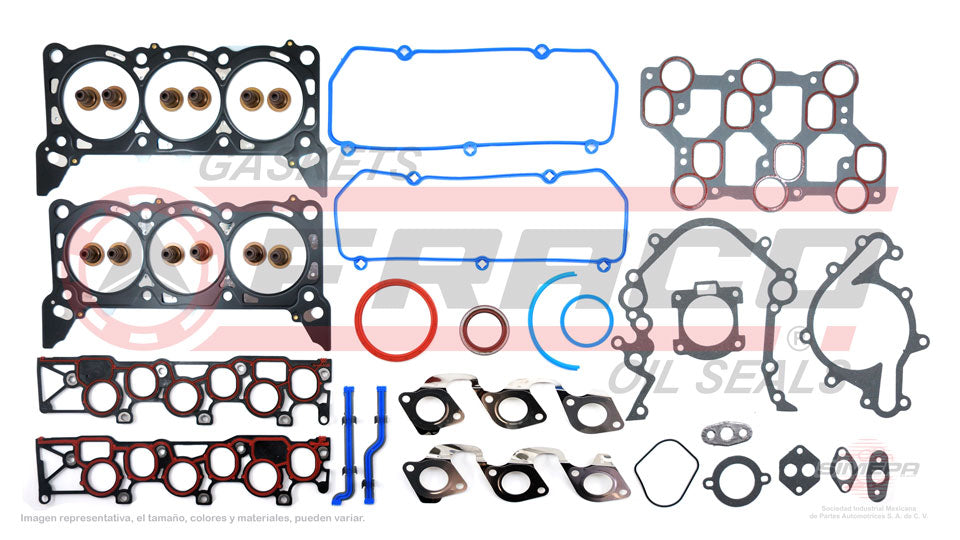FSX-2662075 - JUEGO DE EMPAQUES PARA FORD E-150 V6 4.2 L 12 V. OHV 1999