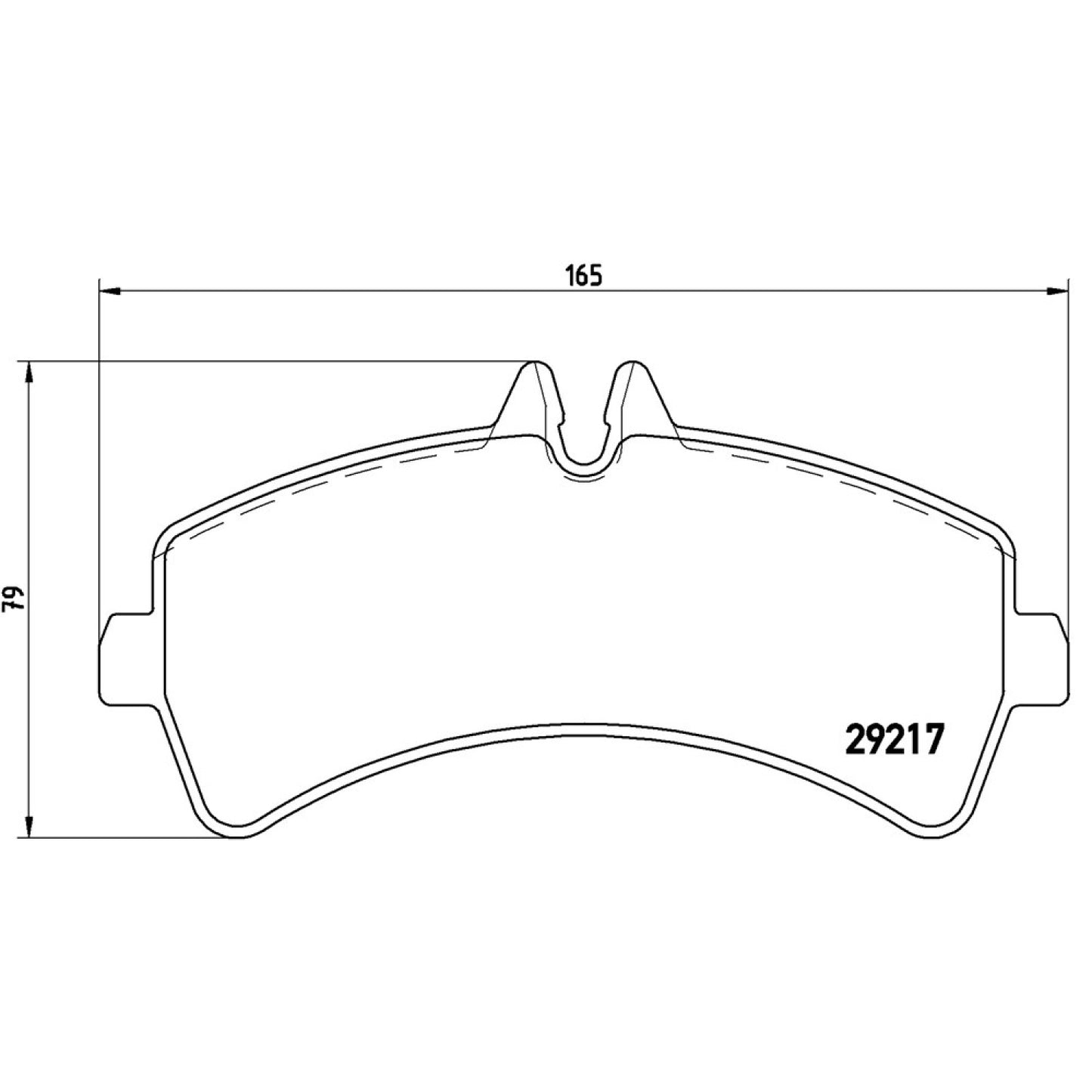 BRE-P50060 - BALATAS TRASERAS PARA MERCEDES-BENZ SPRINTER 316 CDI 2004-2005