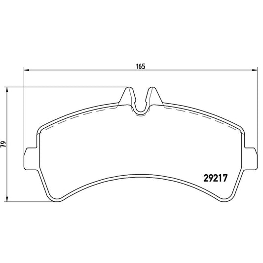 BRE-P50060 - BALATAS TRASERAS PARA MERCEDES-BENZ SPRINTER 316 CDI 2004-2005