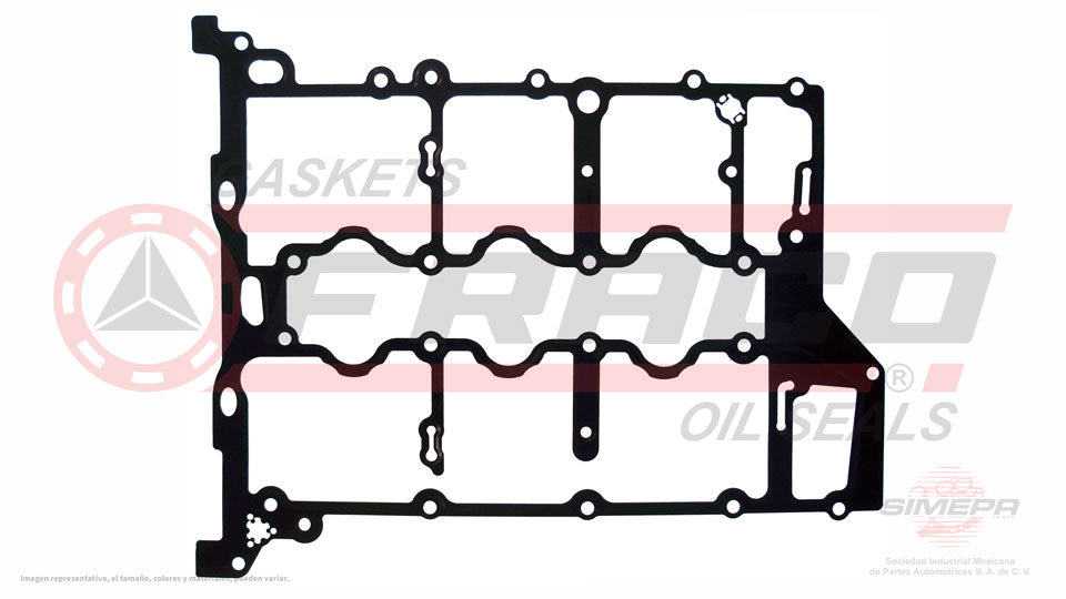 VSX-2630002 - EMPAQUE DE TAPA PUNTERIAS PARA FORD FIESTA L3 1.5 L ECOBOOST 12 V. DOHC YZJA TURBO 2018-2022
