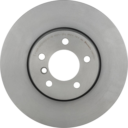 BRE-09.8555.21 - PAR DE DISCOS DE FRENO DELANTEROS PARA LAND ROVER RANGE ROVER BASE 2003-2004