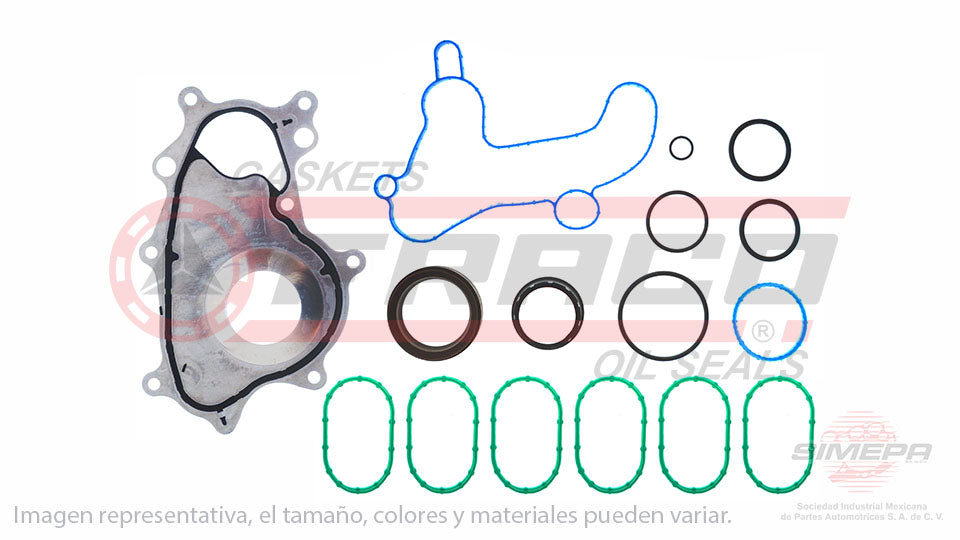 TCX-2662064 - EMPAQUE DE TAPA DE DISTRIBUCION PARA FORD EXPEDITION V6 3.5 L TURBO 24 V. DOHC 2015-2017