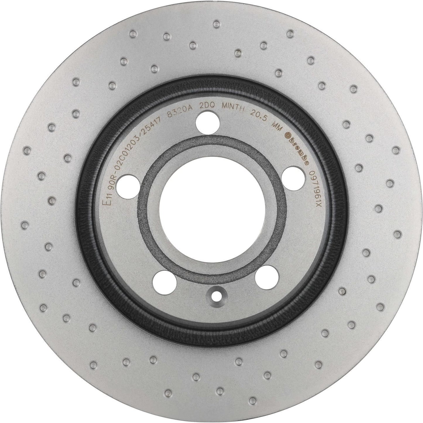 BRE-09.7196.1X - PAR DE DISCOS DE FRENO DELANTEROS PARA VOLKSWAGEN PASSAT GLS 1998-1998