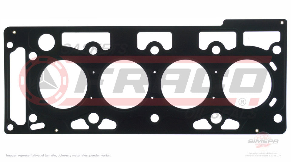 HGX-2640009-MLO - EMPAQUE DE CABEZA PARA FORD FIESTA L4 1.0 L SOHC 8 V. SOHC ZETEC-ROCAM 2002-2008