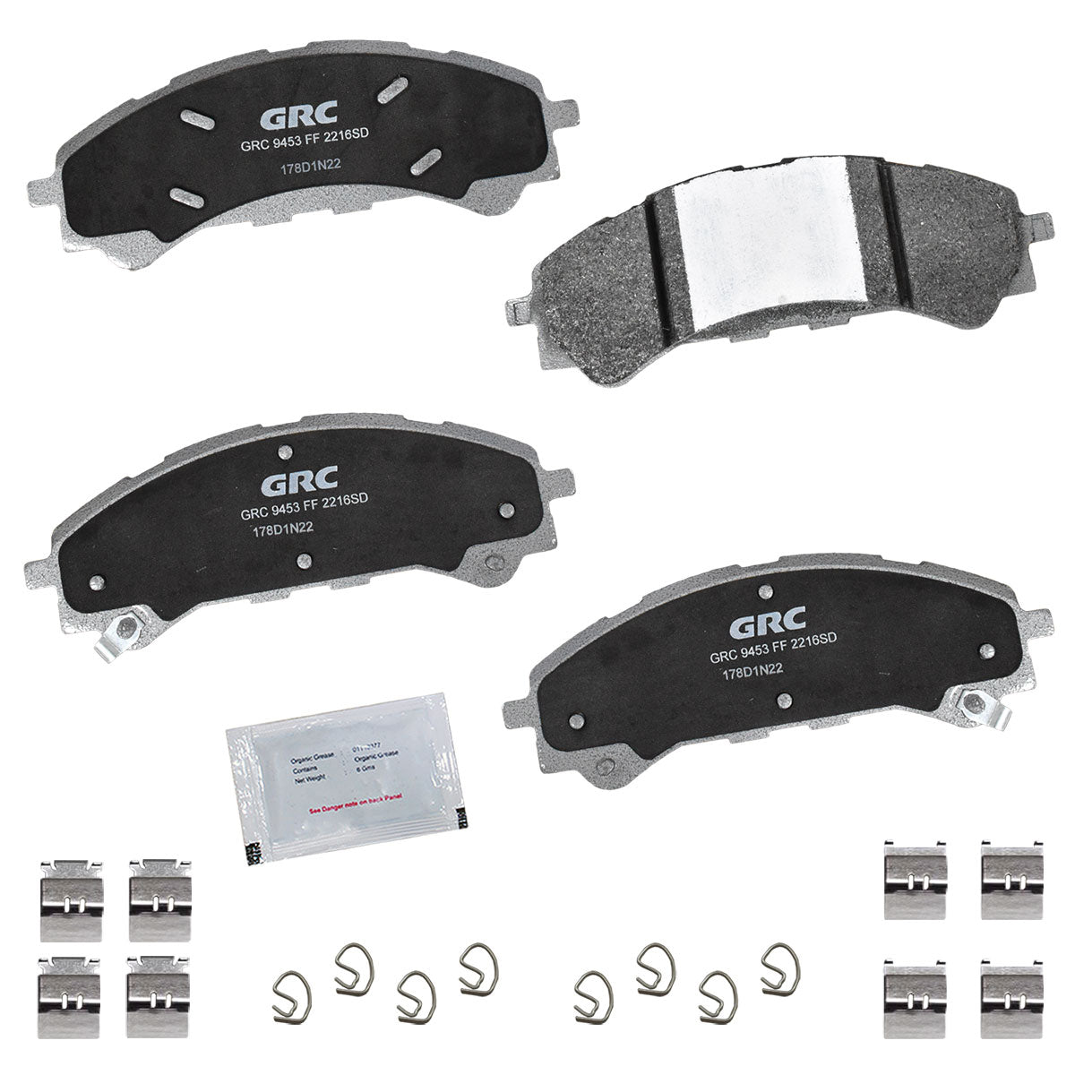 GPRD2216SD - BALATAS SEMIMETALICAS DELANTERAS PARA FORD BRONCO BADLANDS 2022-2023